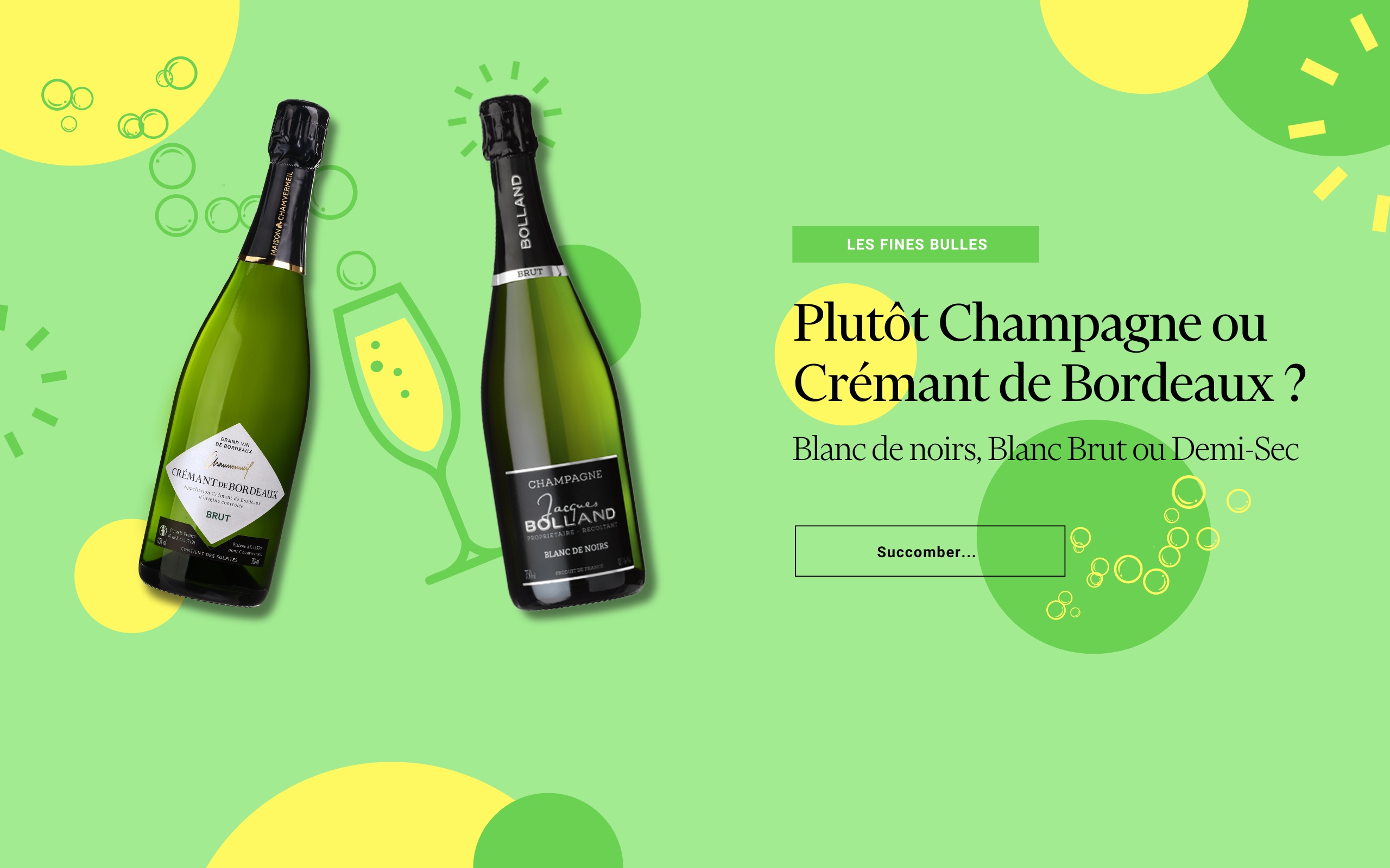 Crémants et champagne